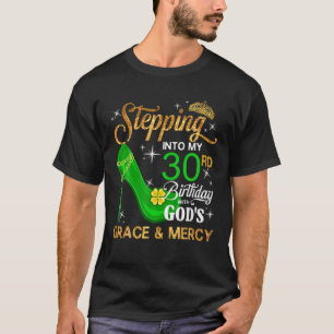 T-shirt Des Femmes Entrent En Mon 30E Anniversaire Avec Le