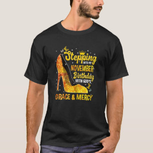 T-shirt Des Femmes Entrent En Mon Anniversaire De Novembre