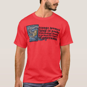 T-shirt Des femmes étranges qui mentent dans des étangs