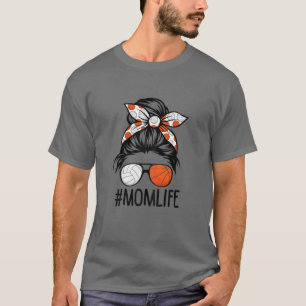 T-shirt Des femmes meurent Maman Vie Volley-ball Basket-ba