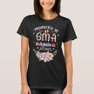 T-shirt Des Femmes Promues À Gma De Nouveau 2022 Flower Gr