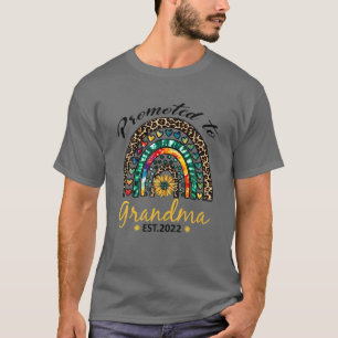 T-shirt Des Femmes Promues À Grand-Mère 2022 Grand-Mère