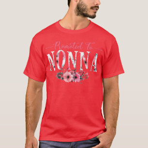 T-shirt Des femmes promues à Nonna 2022 Première Grand-mèr