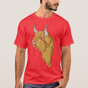 T-Shirt des fermiers écossais de Highland Cow