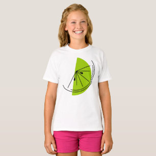T-shirt des filles Citrus Lime