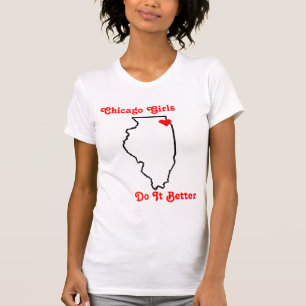T-shirt Des filles de Chicago, il améliorent