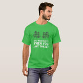T-shirt Des Filles Jours de la Saint Patrick Mauvaises Qui (Devant entier)