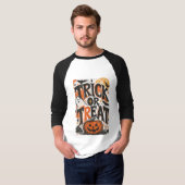T-shirt Des friandises ou un sort ? (Devant entier)