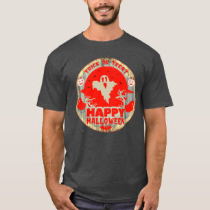 T-SHIRT DES FRITURES OU UN TRAITEMENT - SOIRÉE D'HALLOWEEN