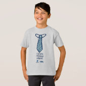 T-shirt des futurs leaders Cravates Garçons - gris (Devant entier)