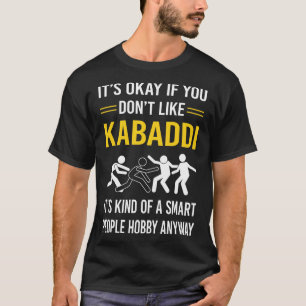 T-shirt Des gens intelligents Kabaddi Kabadi