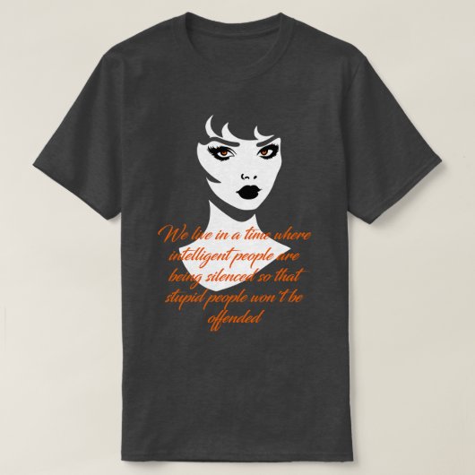 T-shirt Des gens stupides (Design devant)