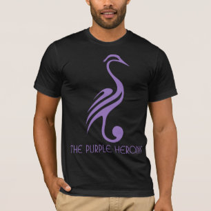 T-Shirt des Herons pourpres (noir)