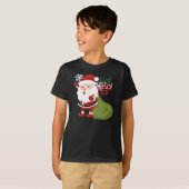 T-shirt des Ho-Ho-Vacances de Père Noël pour des (Devant entier)