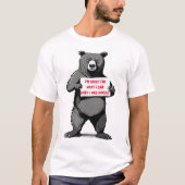 T-shirt Des Hommes Désolé Pour Ce Que J'Ai Dit Graphic Tee (Devant)
