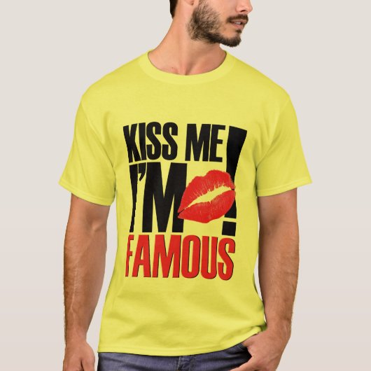 T-shirt Des HOMMES - embrassez-moi (Devant)