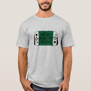 T-shirt des hommes jouer Pause jouer