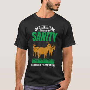 T-shirt Des Hommes Parfois Je Remets En Question Mon Sang 