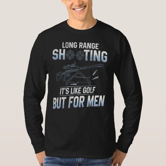 T-shirt Des Hommes Tirant À Long Terme Comme Un Golf Mais (Devant)