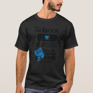 T-shirt Des Infirmières Sauvons Le Monde D'Un Pack De Glac
