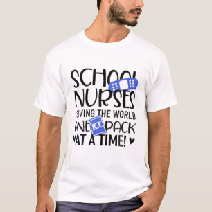 T-shirt Des Infirmières Sauvons Le Monde Un Pack De Glace