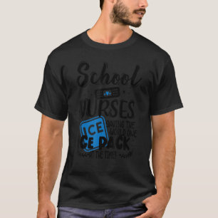 T-shirt Des Infirmières Sauvons Le Monde Un Pack De Glace