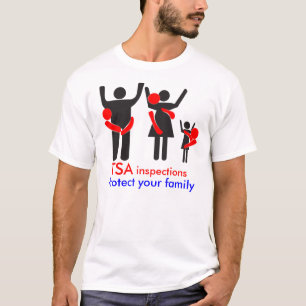 T-shirt Des inspections de TSA - protégez votre famille
