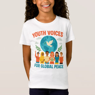 T-Shirt "Des jeunes pour la paix mondiale" -