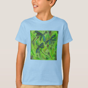 T-shirt Des libellules célestes sur un ciel étoilé