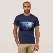 T-shirt des loups dans les bois (Devant entier)