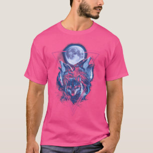 T-shirt Des Loups Épiques Qui hurlent Au Loup Des Années 8