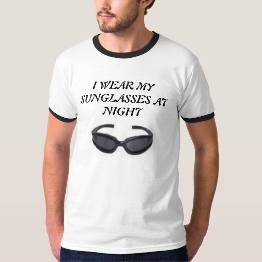 T-SHIRT DES LUNETTES DE SOLEIL, J'UTILISE MES LUNETTES DE (Devant)