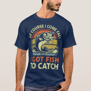 T-shirt Des Mens Bien Sûr J'Ai Rapidement Des Poissons Pou