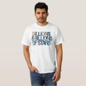 T-shirt Des milliards d'étoiles (Devant entier)