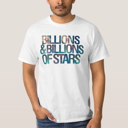 T-shirt Des milliards d'étoiles (Devant)