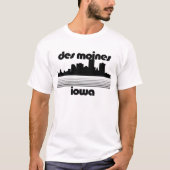 T-shirt Des Moines, Iowa (Devant)