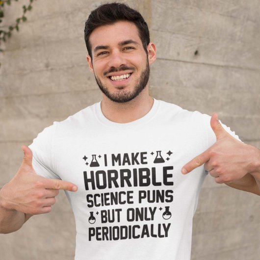 T-shirt Des mondes scientifiques horribles