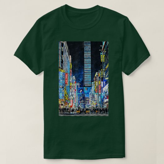 T-shirt des nuits de Tokyo (Design devant)