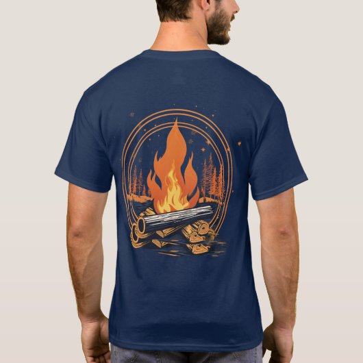 T-Shirt des nuits du feu de camp (Dos)