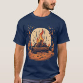 T-Shirt des nuits du feu de camp (Devant)