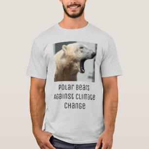 T-shirt Des ours polaires contre le changement climatique