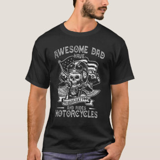 T-shirt Des Papas Géniaux Ont Des Barbes Tatouées Qui Cond