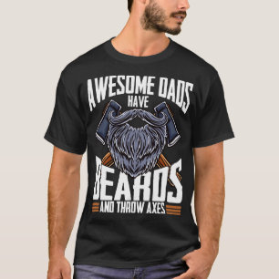 T-shirt Des papas géniaux ont des ours et des axes de lanc