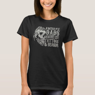T-shirt Des papas géniaux ont des tatouages et des ours vi