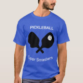 T-shirt des partenaires de Pickleball éditable (Devant)