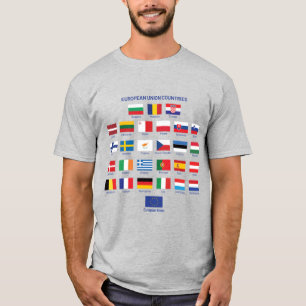 T-shirt des pays de l'Union européenne