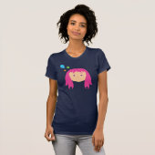 T-shirt Des pensées colorées (Devant entier)