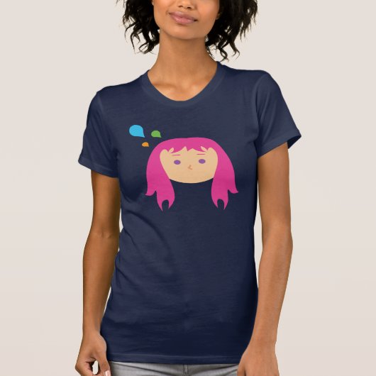 T-shirt Des pensées colorées (Devant)