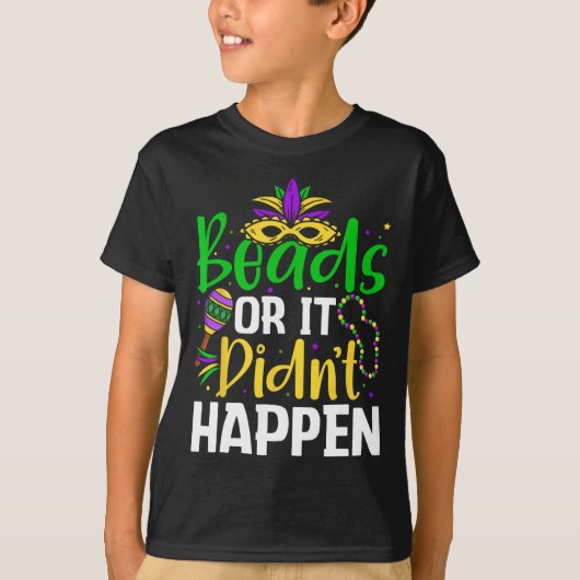 T-shirt Des perles ou ça n'est pas arrivé (Devant)