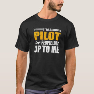 T-shirt Des Pilotes Me Regardent Des Vêtements D'Aviation